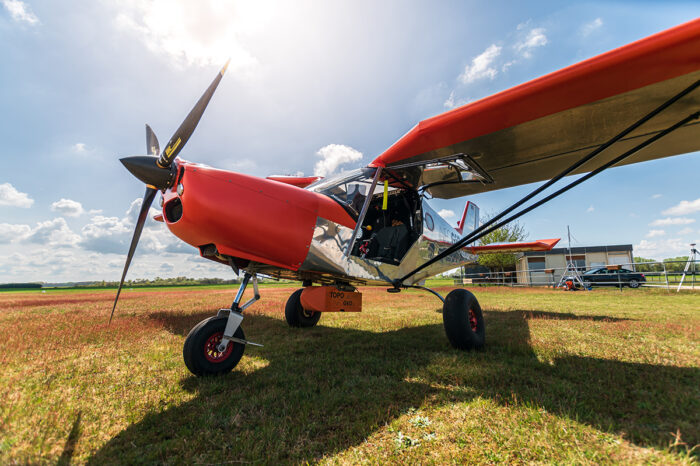 Avion équipé du capteur photographique