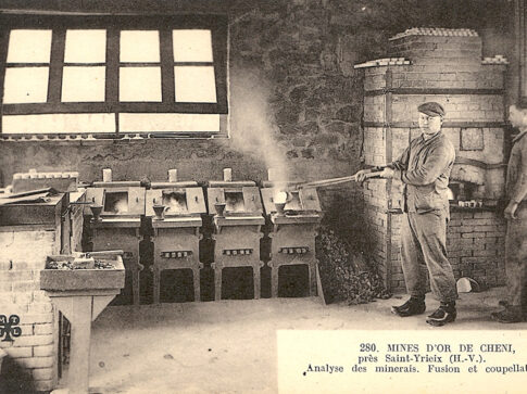 Mines de Chéni : analyse des minerais