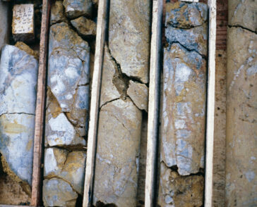 Caisse de carottes de sondage