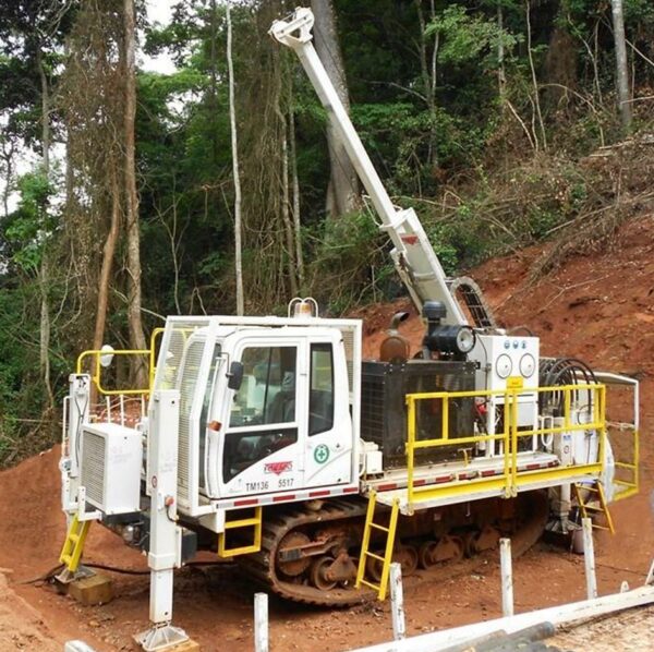 Exemple de sondeuse pouvant être utilisées sur le chantier des sondages de CMA