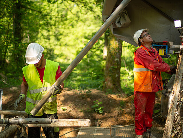 Sondages de reconnaissance géologique