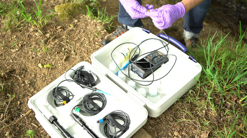 Sonde multiparamètre pour la mesures des paramètres physico-chimiques (témpérature, conductivité, pH, potentiel d’oxydo-réduction, oxygène dissous)